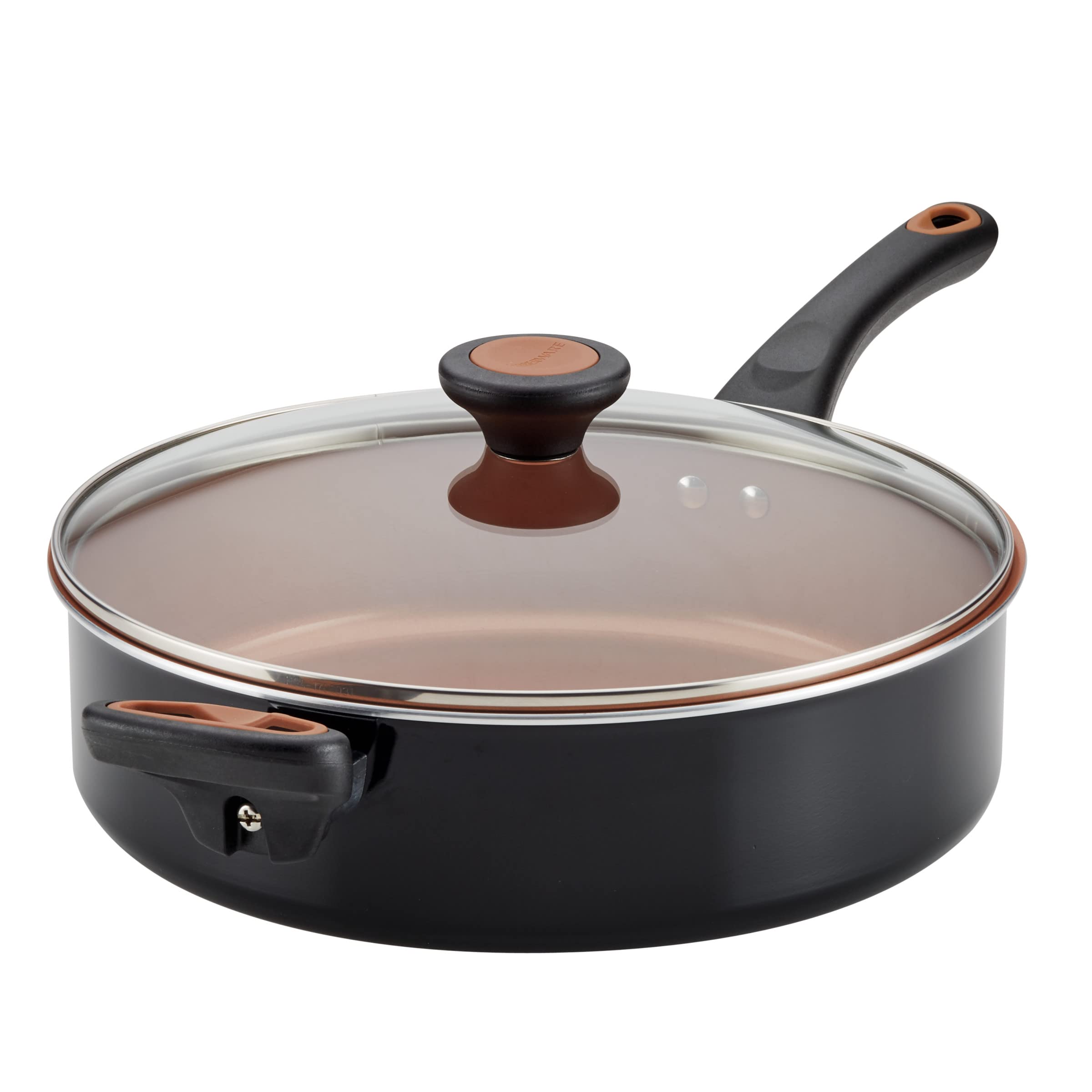 Sartén Farberware Glide de Cerámica Antiadherente de 4l con Tapa Negra - Venta Internacional