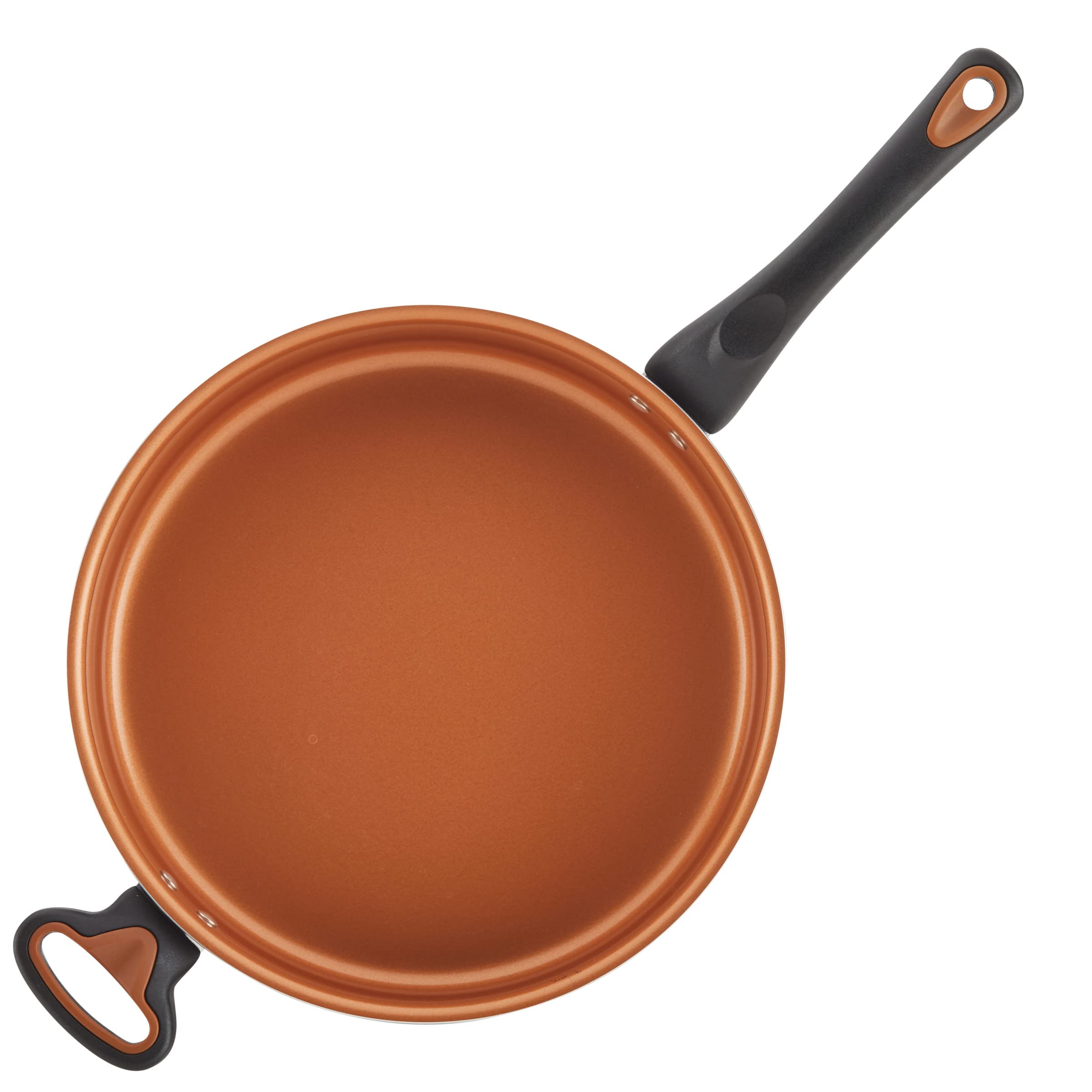 Foto 6 | Sartén Farberware Glide de Cerámica Antiadherente de 4l con Tapa Negra - Venta Internacional