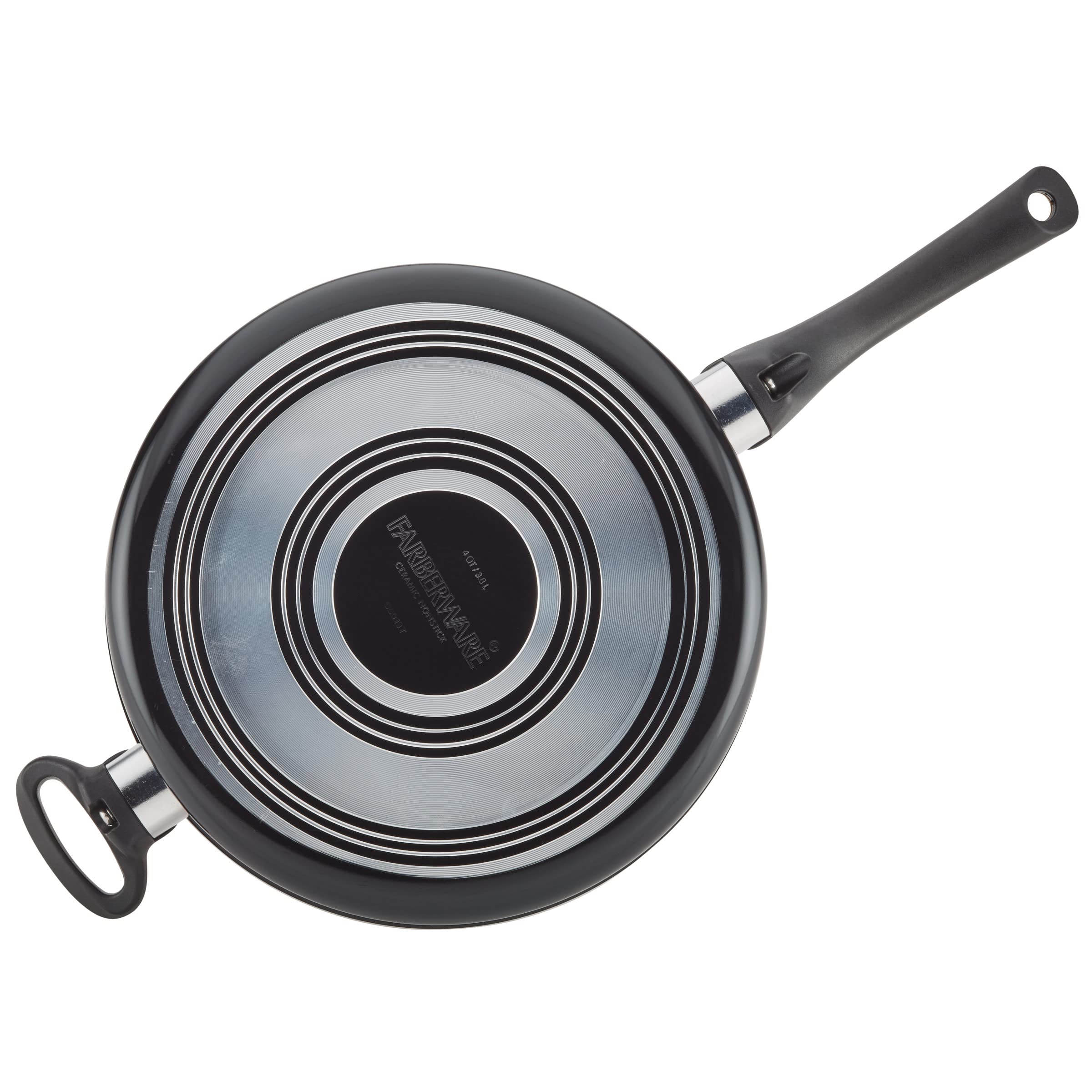 Foto 8 pulgar | Sartén Farberware Glide de Cerámica Antiadherente de 4l con Tapa Negra - Venta Internacional
