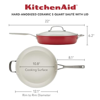 Foto 2 | Sartén KitchenAid con Tapa-Venta Internacional