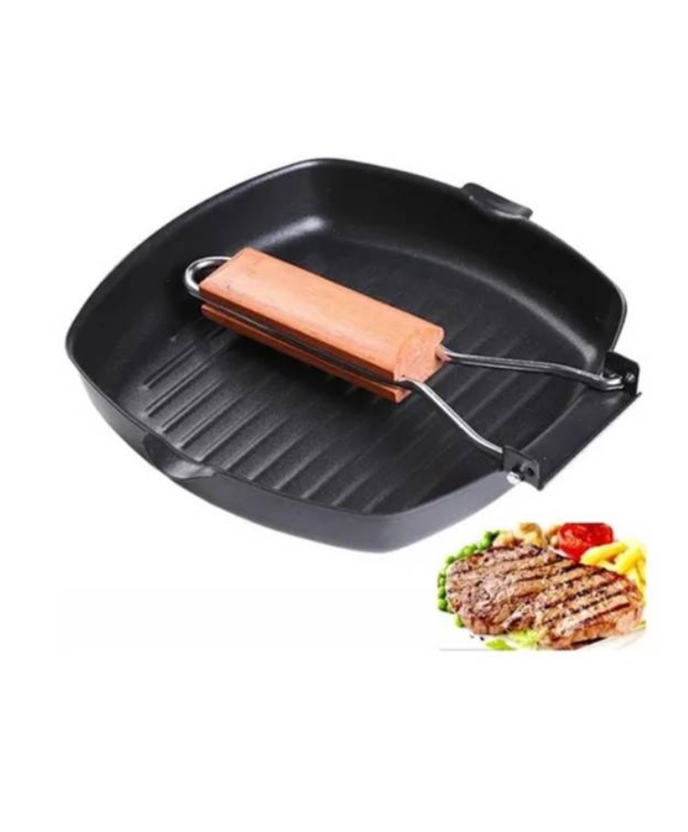 Foto 4 pulgar | Sartén Antiadherente Cuadrada De 20 Cm Para Parrilla - Venta Internacional.