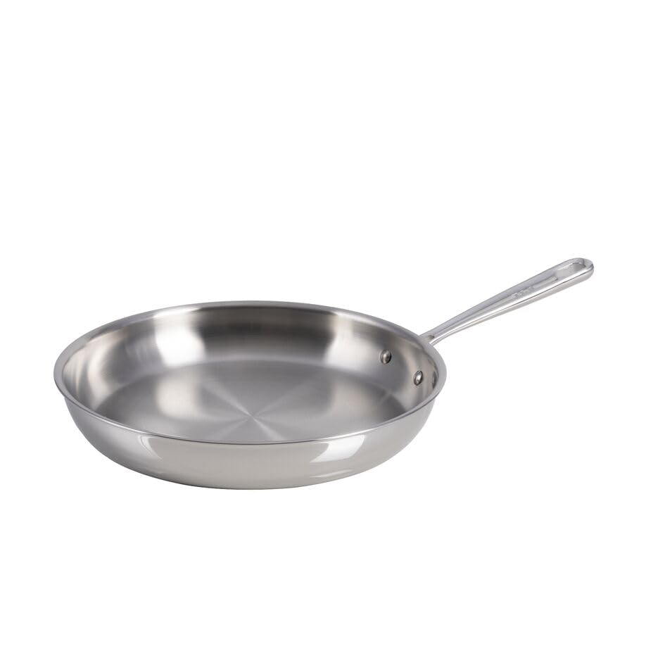 Foto 4 | Sartén T-fal Pro De Triple Capa De Acero Inoxidable Para Inducción, 30 Cm - Venta Internacional.
