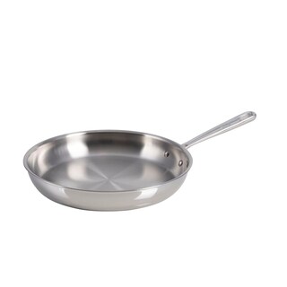 Foto 4 | Sartén T-fal Pro De Triple Capa De Acero Inoxidable Para Inducción, 30 Cm - Venta Internacional.