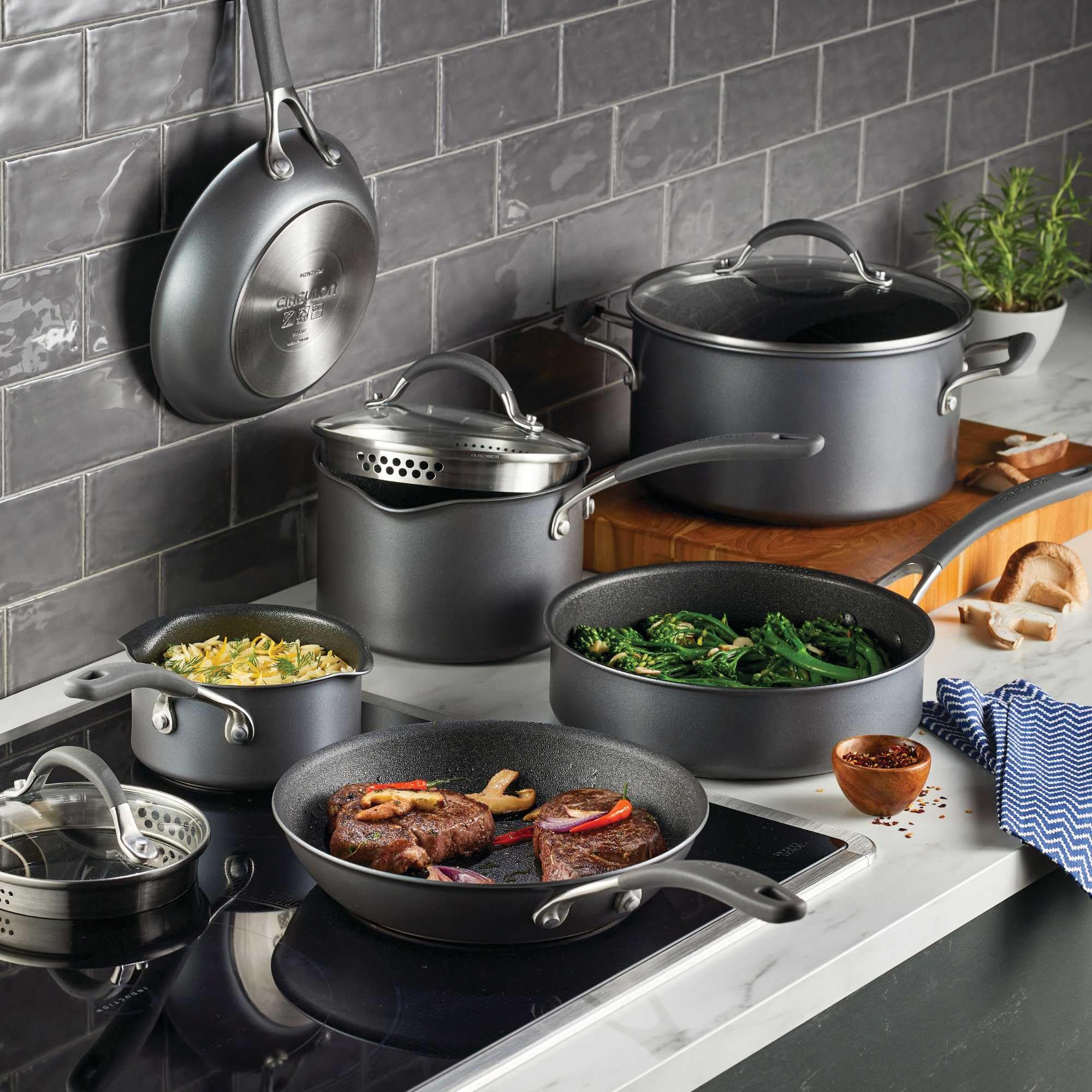 Foto 2 | Set De Utensilios De Cocina Circulon Serie A1 Scratchdefense 9 Piezas - Venta Internacional.