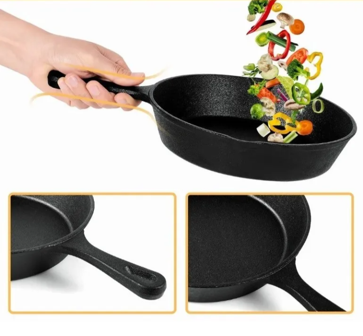 Foto 4 pulgar | Set 4pcs De Sartenes Xtellar De Hierro De Color Negro