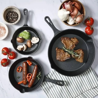 Foto 4 | Set 4pcs De Sartenes Xtellar De Hierro De Color Negro