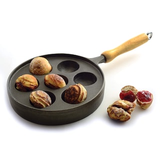 Foto 1 | Sartén Aebleskiver Norpro Deluxe Munk De 21 Cm Con Mango De Madera - Venta Internacional.