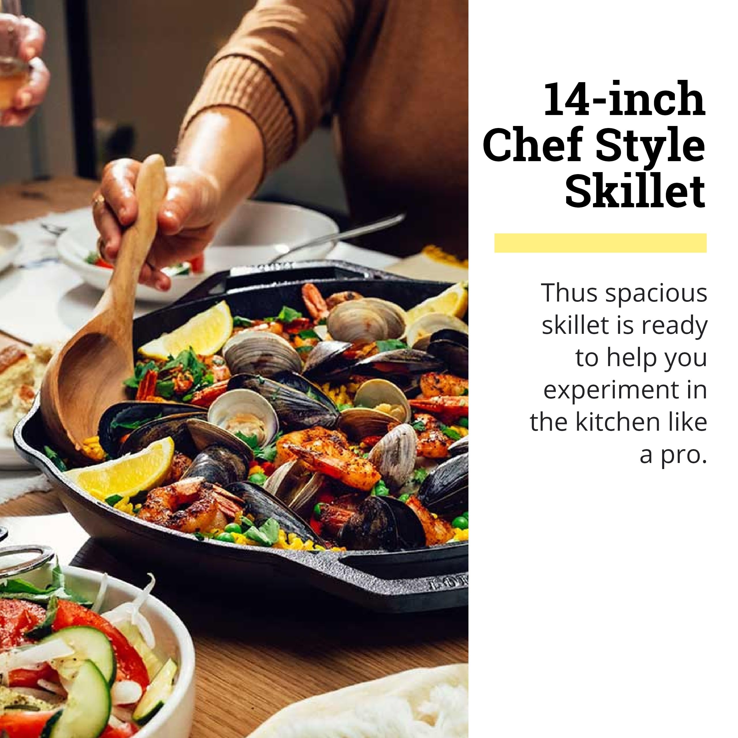 Foto 4 pulgar | Skillet Lodge Chef Collection 14, Estilo Chef, Con Doble Asa - Venta Internacional.