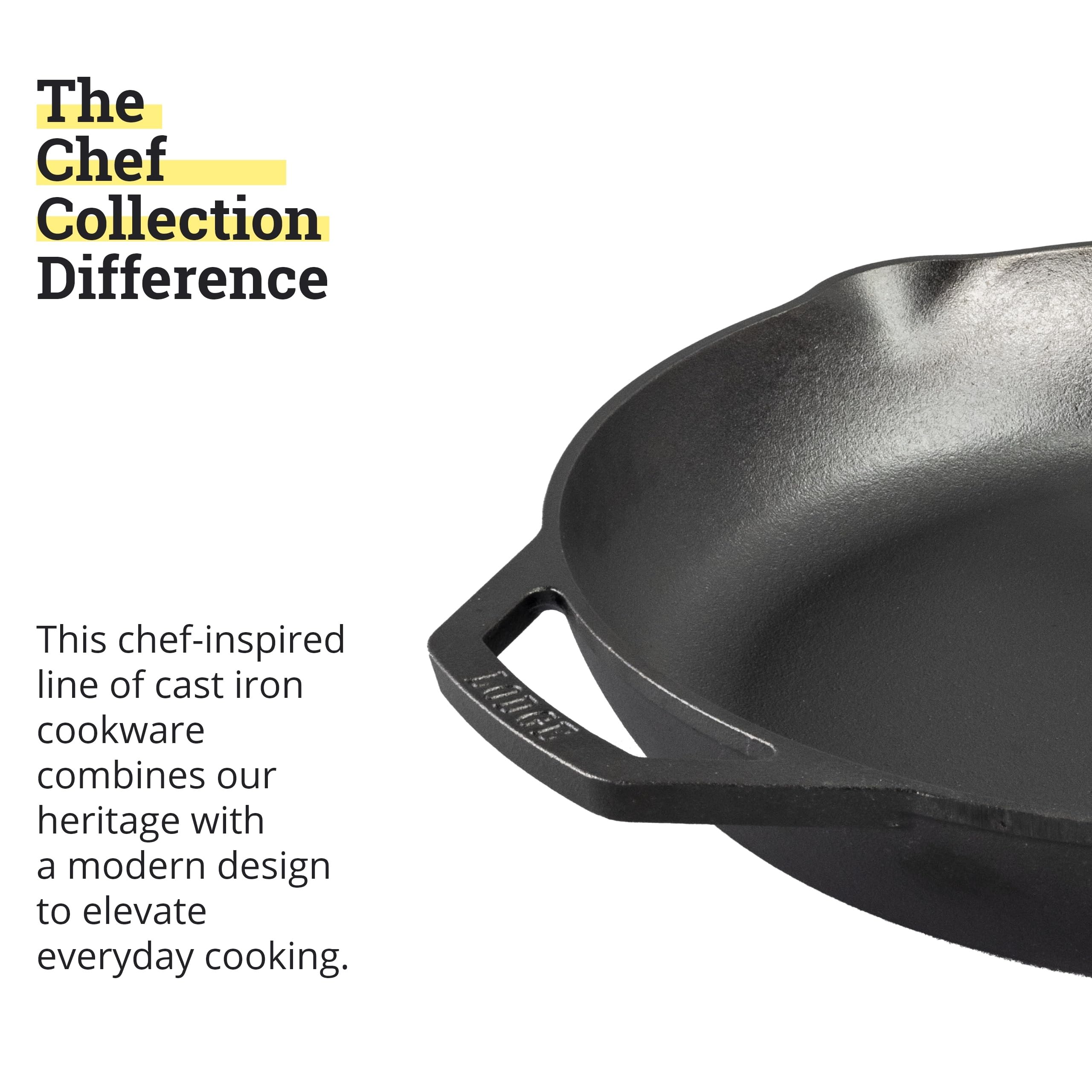Foto 7 pulgar | Skillet Lodge Chef Collection 14, Estilo Chef, Con Doble Asa - Venta Internacional.