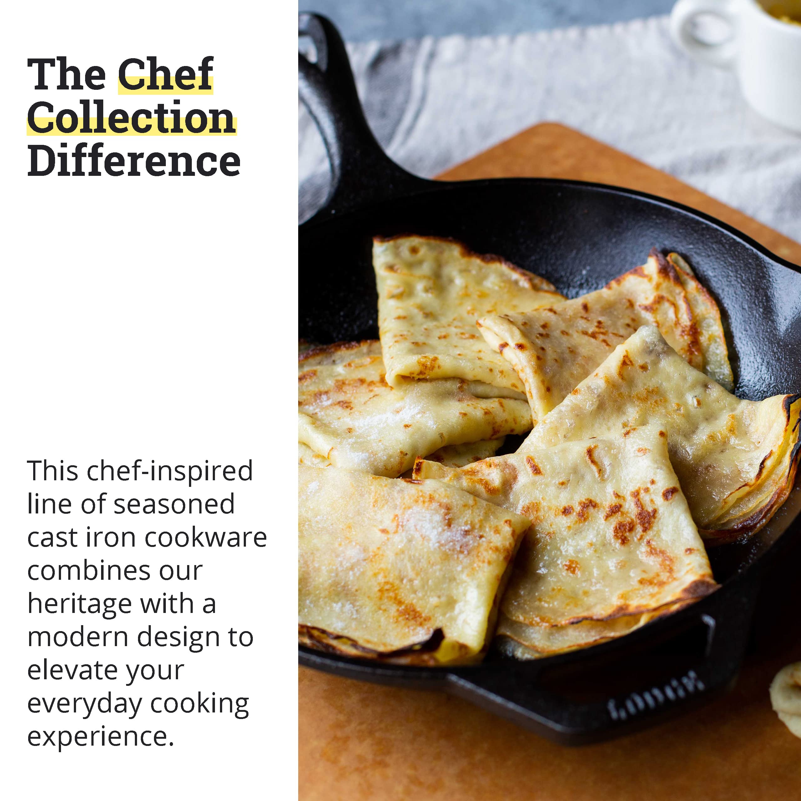 Foto 5 | Colección Chef De Hierro Fundido Skillet Lodge, Presazonada, 25 Cm - Venta Internacional.