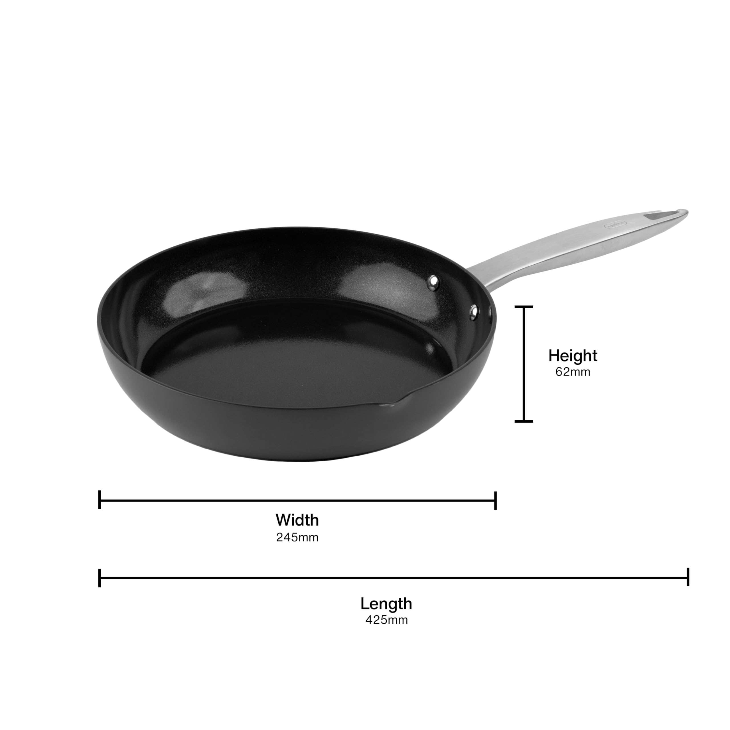 Foto 4 pulgar | Sartén Zyliss Ultimate Pro Ceramic De 24 Cm Con Acero Inoxidable  - Venta Internacional.