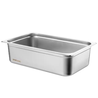Foto 4 | Sartén De Vapor Antiatascos Hotel Pans Vevor, Tamaño Completo, De 6 Pulgadas De Profundidad - Venta Internacional.