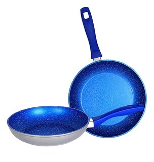 Foto 1 | Xtellar Juego De Sartenes De Zafiro Antiadherentes De 20 Y 24 Cms Para Una Cocina Saludable