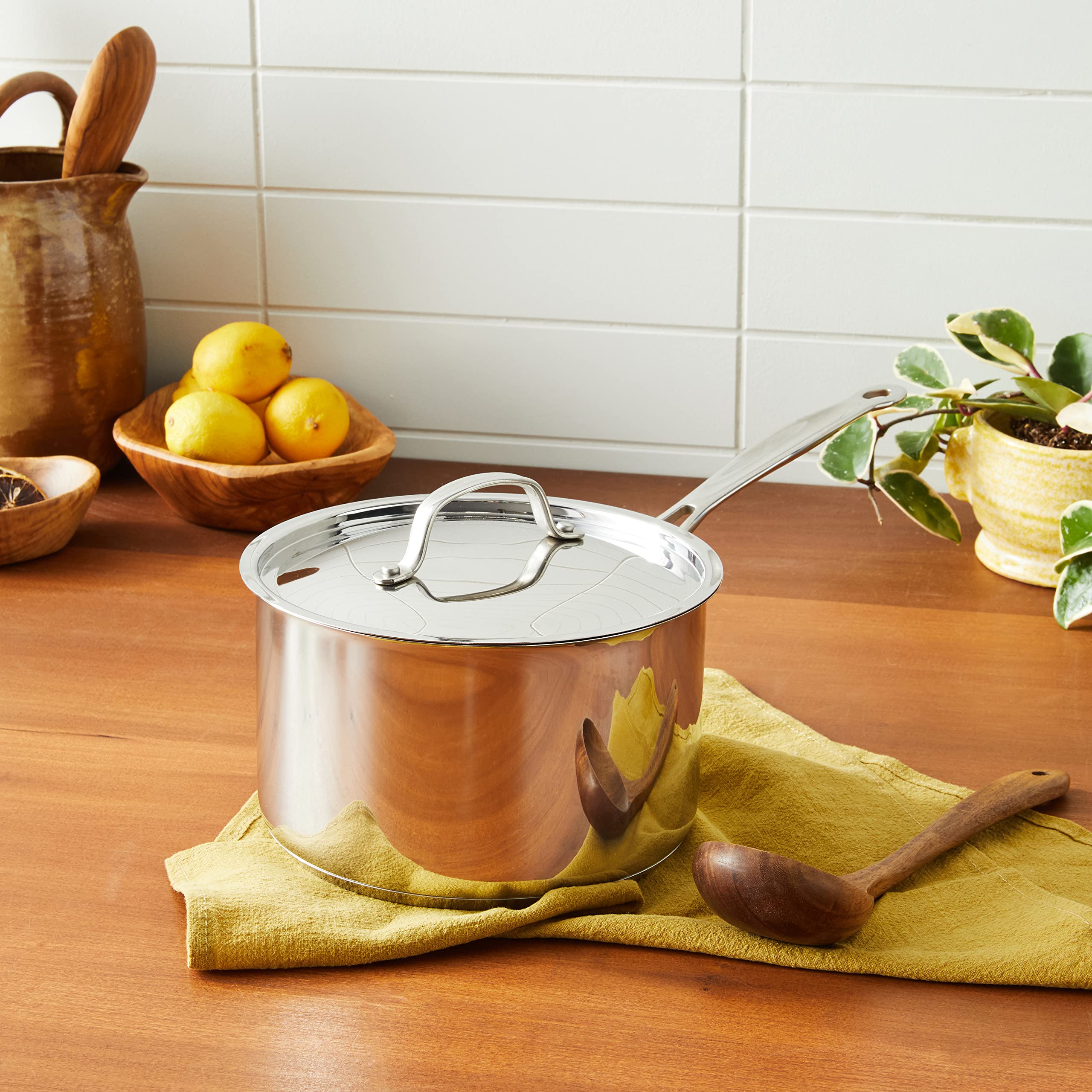 Foto 2 | Cacerola Cuisinart Chef's Classic De Acero Inoxidable De 4 Litros Con Tapa 7194 - Venta Internacional.