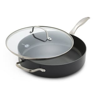 Foto 1 | Sartén Greenpan Canterbury De Cerámica Anodizada Dura De 5 Cuartos De Galón, Color Negro - Venta Internacional.