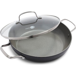 Foto 1 | Sartén Greenpan Chatham Dura Anodizada Saludable De 28 Cm, Color Gris - Venta Internacional.