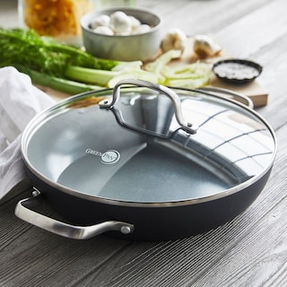 Foto 2 | Sartén Greenpan Chatham Dura Anodizada Saludable De 28 Cm, Color Gris - Venta Internacional.