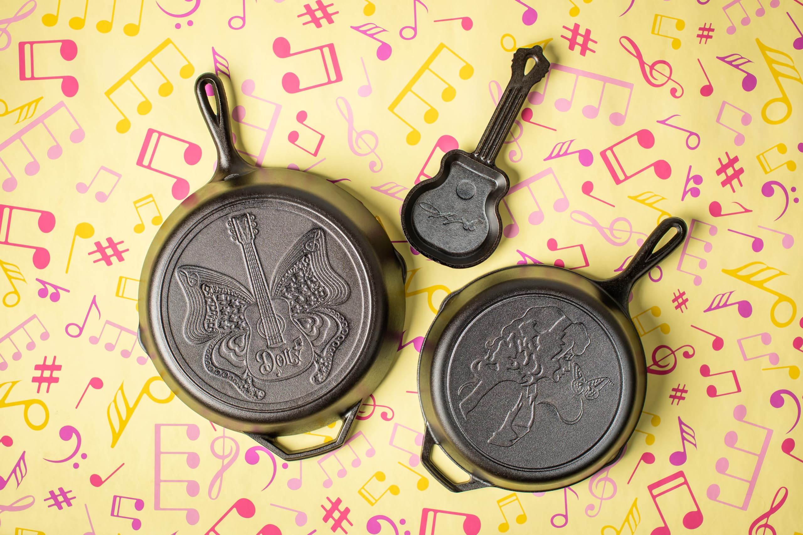 Foto 7 | Hierro Fundido Presazonado Dolly Parton De Skillet Lodge, 26 Cm - Venta Internacional.