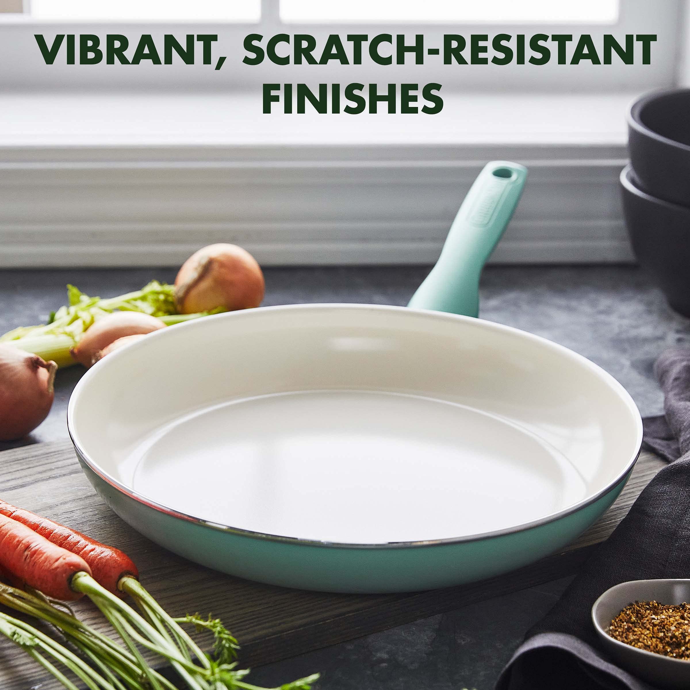 Foto 2 | Sartén Greenpan Rio Healthy De Cerámica Antiadherente, 26 Cm, Color Turquesa - Venta Internacional.