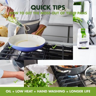 Foto 6 | Sartén Greenpan Rio Healthy De Cerámica Antiadherente, 26 Cm, Color Turquesa - Venta Internacional.