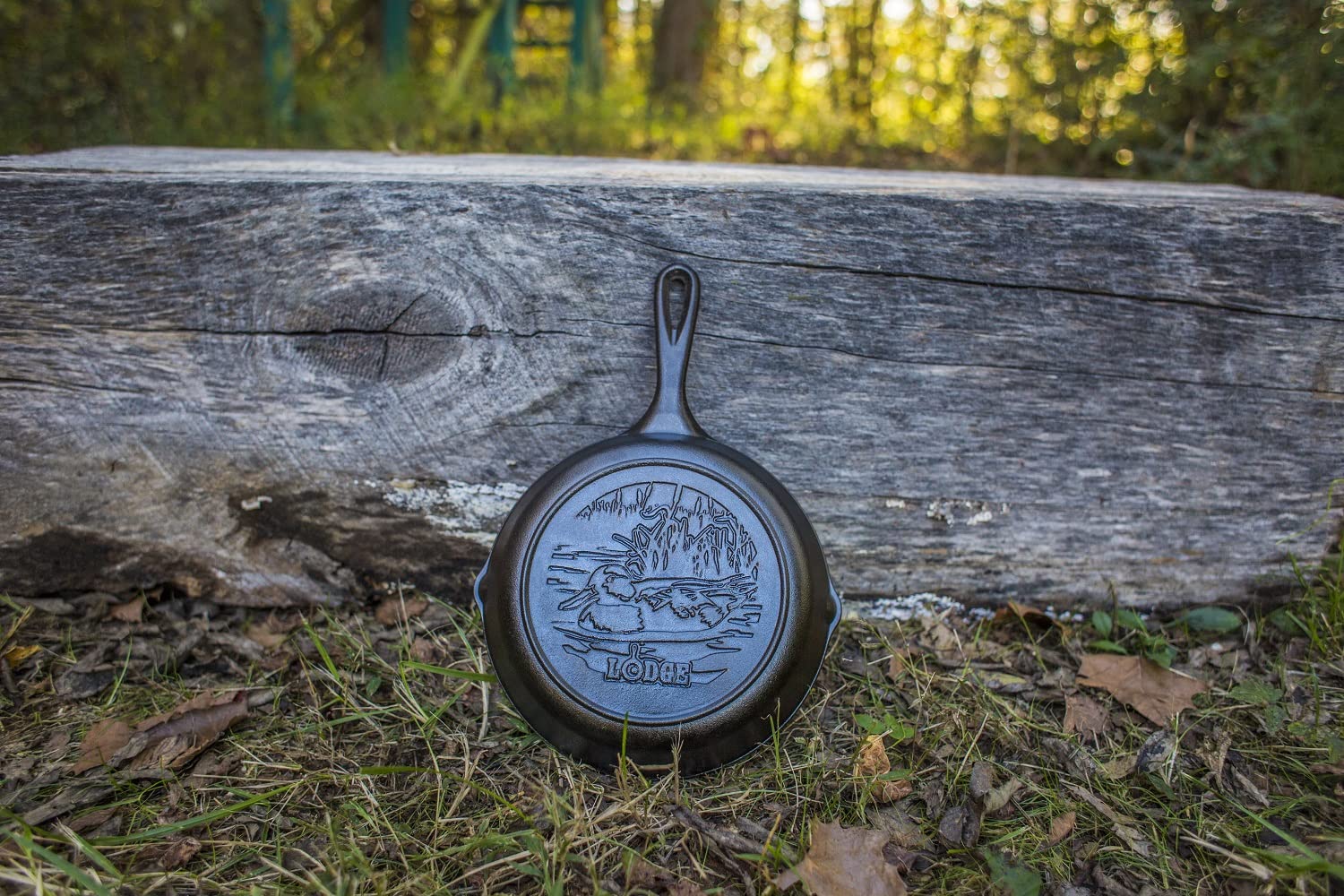 Foto 7 | Hierro Fundido Sazonado De La Serie Wildlife De Skillet Lodge, 20 Cm - Venta Internacional.