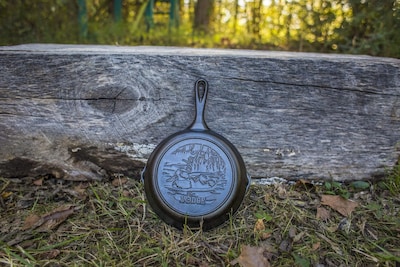 Foto 7 | Hierro Fundido Sazonado De La Serie Wildlife De Skillet Lodge, 20 Cm - Venta Internacional.