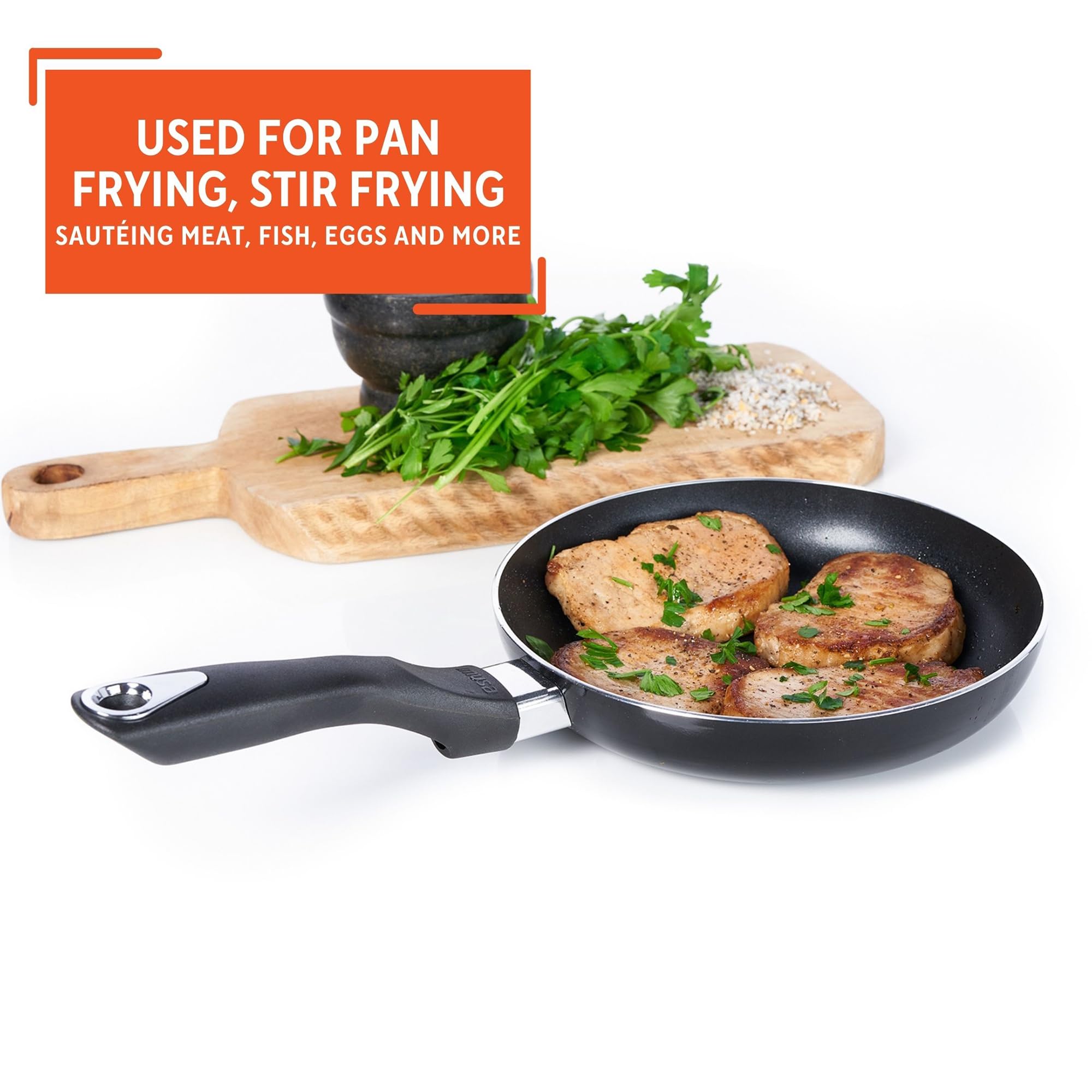 Foto 5 | Sartén Imusa Black Usa Imu-25010tgt Bistro Antiadherente 25 Cm - Venta Internacional.