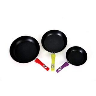 Foto 1 | Juego De 3 Sartenes Antiadherentes Con Borde De Hierro Color