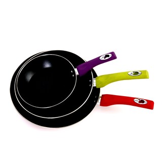 Foto 2 | Juego De 3 Sartenes Antiadherentes Con Borde De Hierro Color
