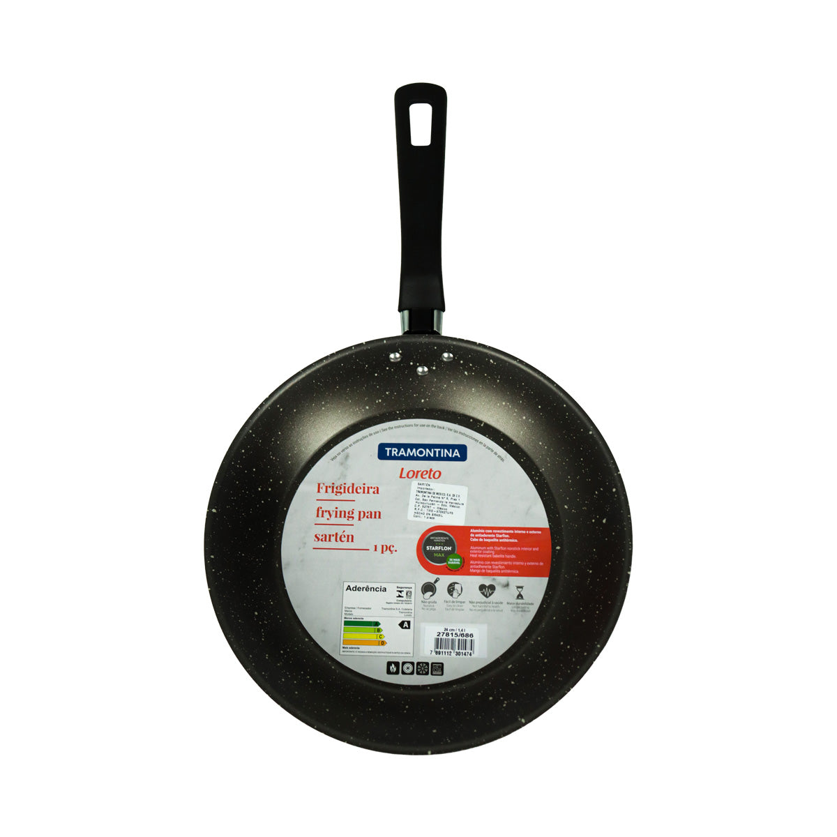 Foto 1 | Tramontina Sartén Negro Loreto 24cm