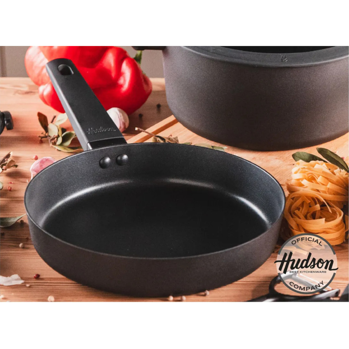 Foto 4 | Sarten Hudson 24cm Aluminio Antiadherente Mango Soft Touch
