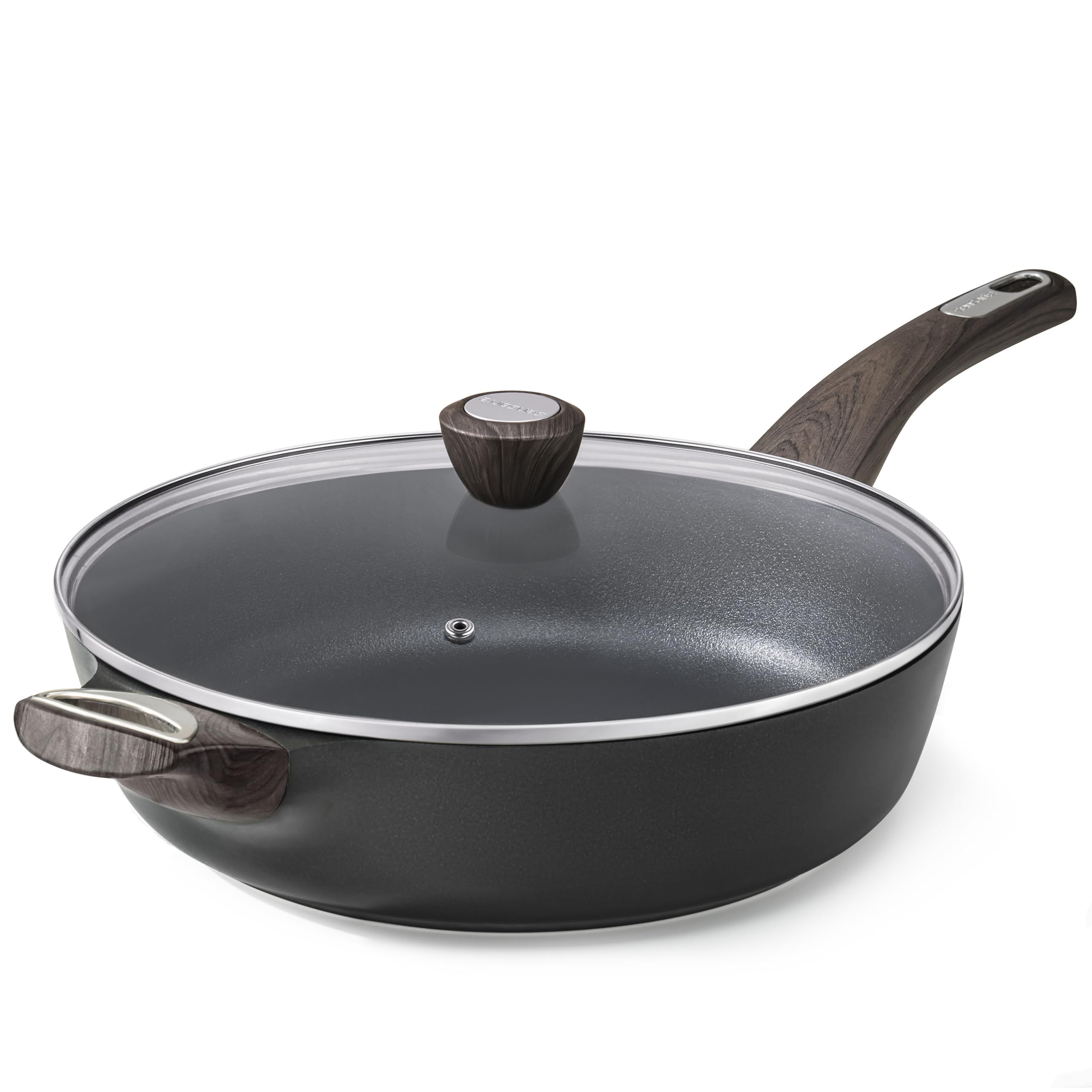 Foto 2 pulgar | Sartén Antiadherente Sensarte Con Tapa  30 Cm  5 L  Inducción - Venta Internacional.