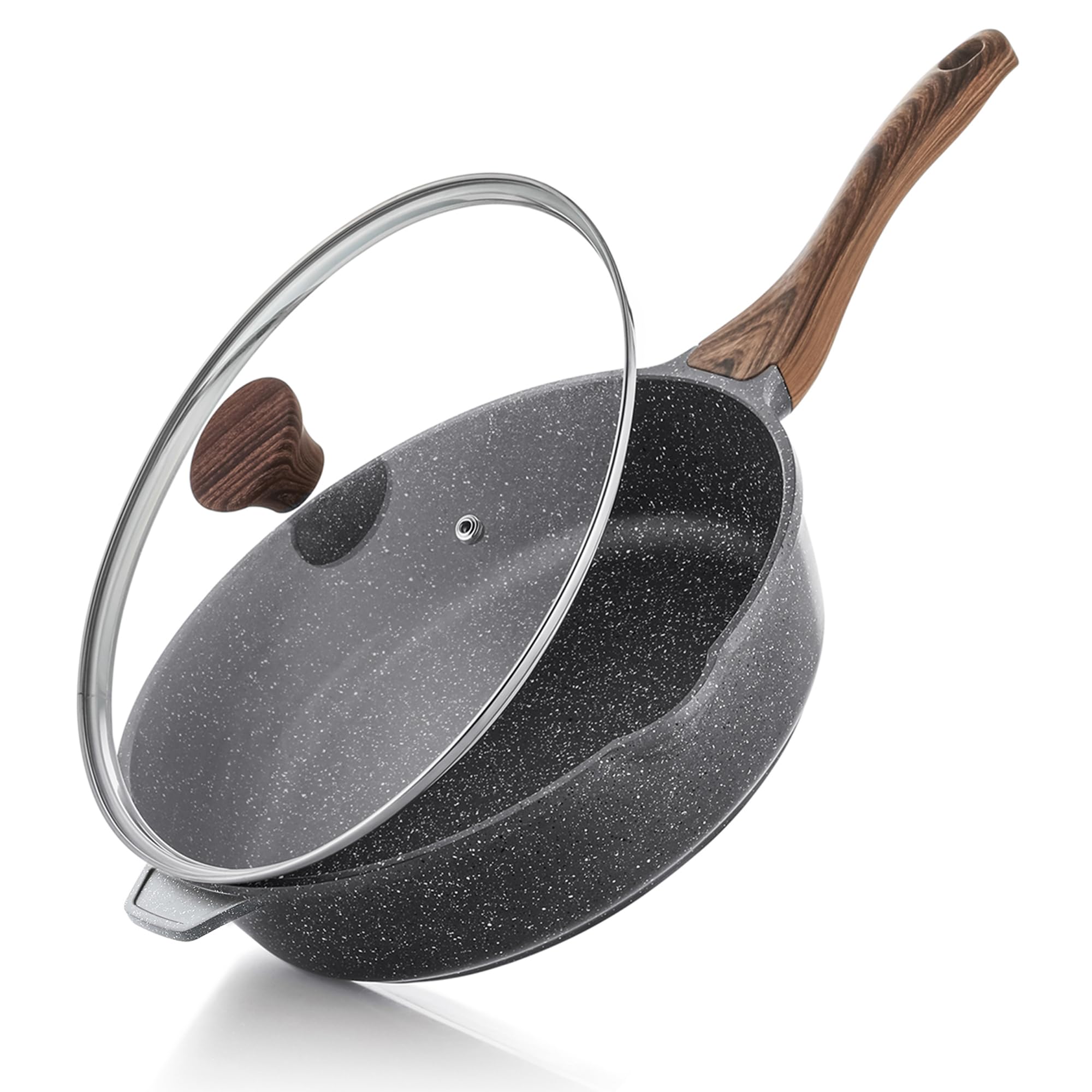 Foto 2 pulgar | Sartén Sensarte  Antiadherente  Profunda  30 Cm  Con Tapa - Venta Internacional.