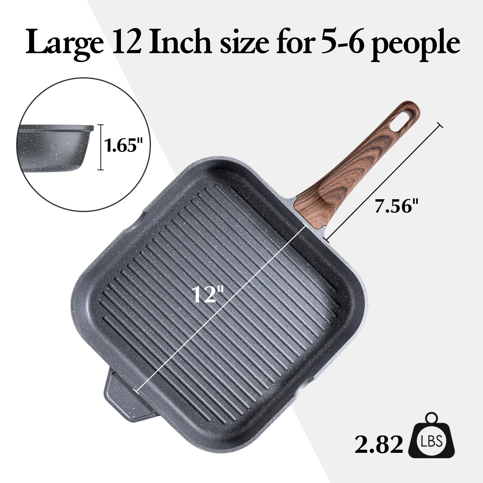 Foto 7 | Sartén Sensarte Antiadherente Para Estufas  30 Cm  Sin Pfoa - Venta Internacional.
