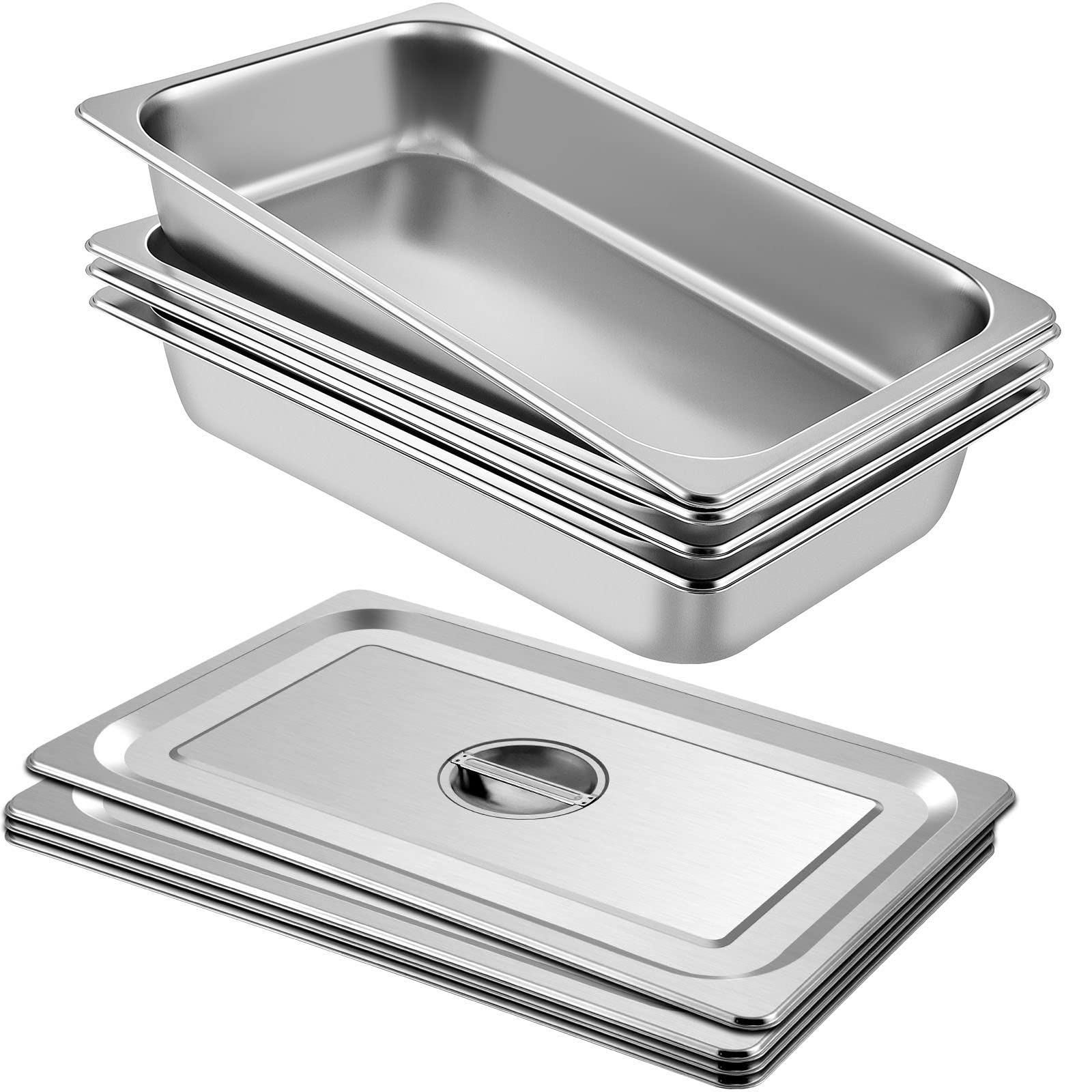 Foto 2 pulgar | Sartén De Mesa Steam Vevor 20 8 De Largo X 13 De Ancho X 9 4 D De Acero Inoxidable Con Tapa - Venta Internacional.