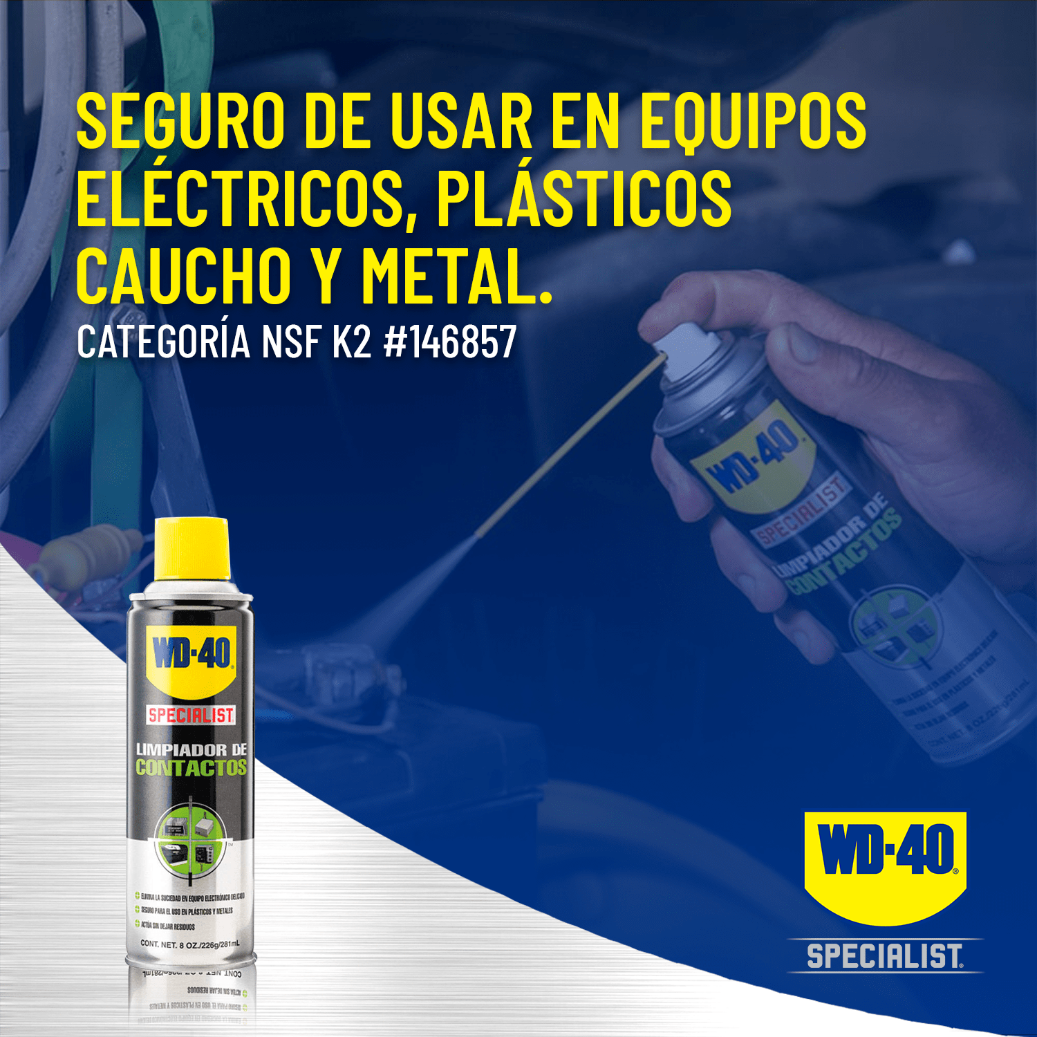 Foto 4 pulgar | Limpiador De Contactos 8 Oz Specialist Wd40