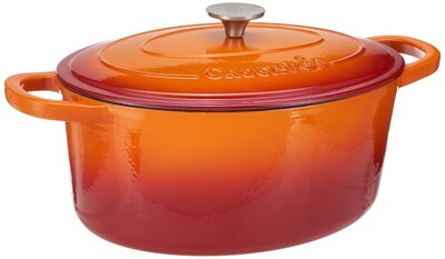 Foto 1 | Olla Crock-Pot de Hierro Fundido Esmaltado Artesanal Multicolor 7 Cuartos de Galón - Venta Internacional