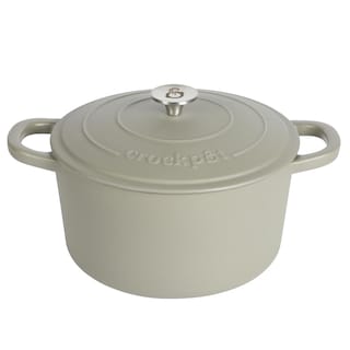 Foto 1 | Horno holandés Crock-pot Artisan Hierro Fundido Esmaltado 7 Litros Verde Mate - Venta Internacional