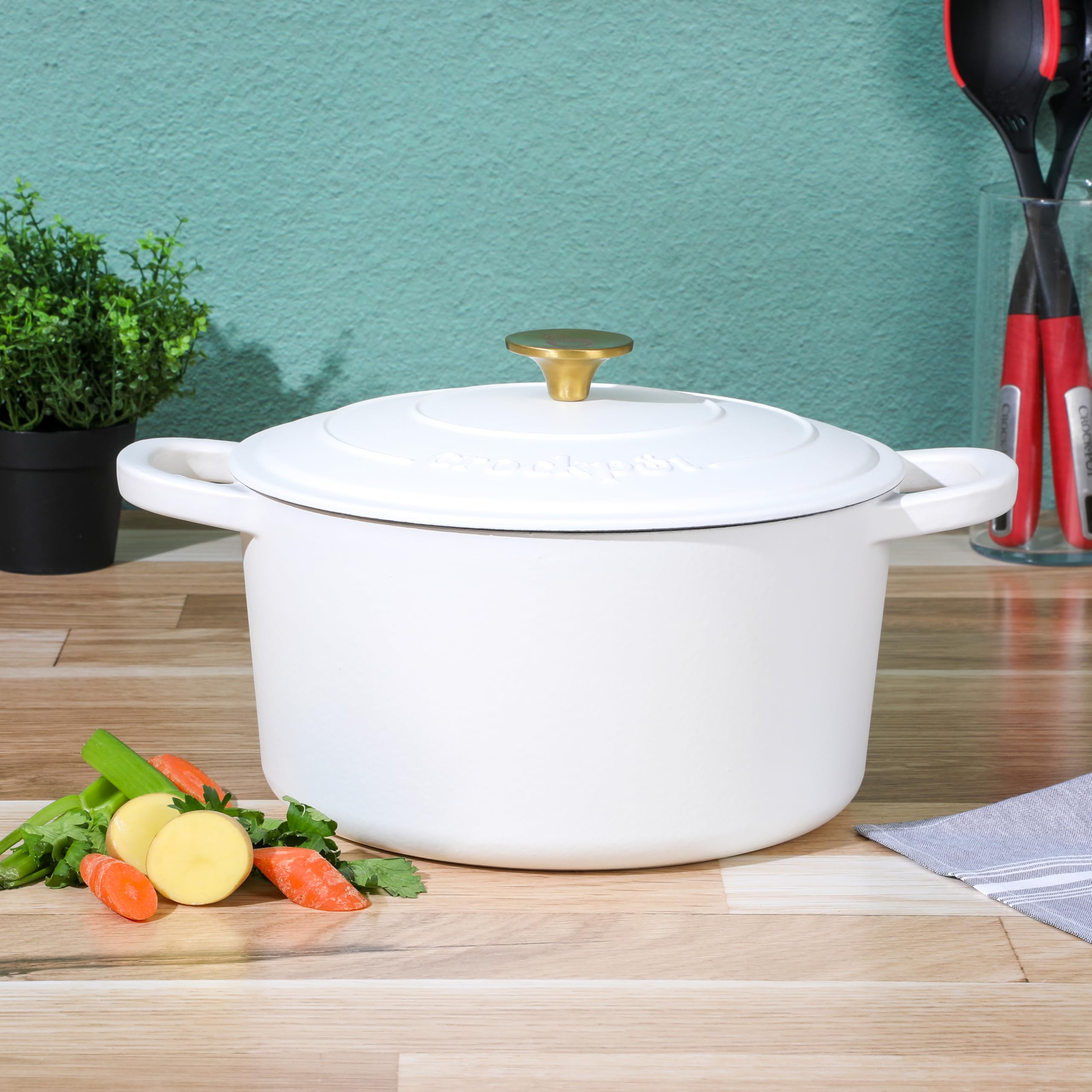 Foto 7 pulgar | Horno Holandés Crock-pot Artisan de Hierro Fundido Esmaltado - Venta Internacional