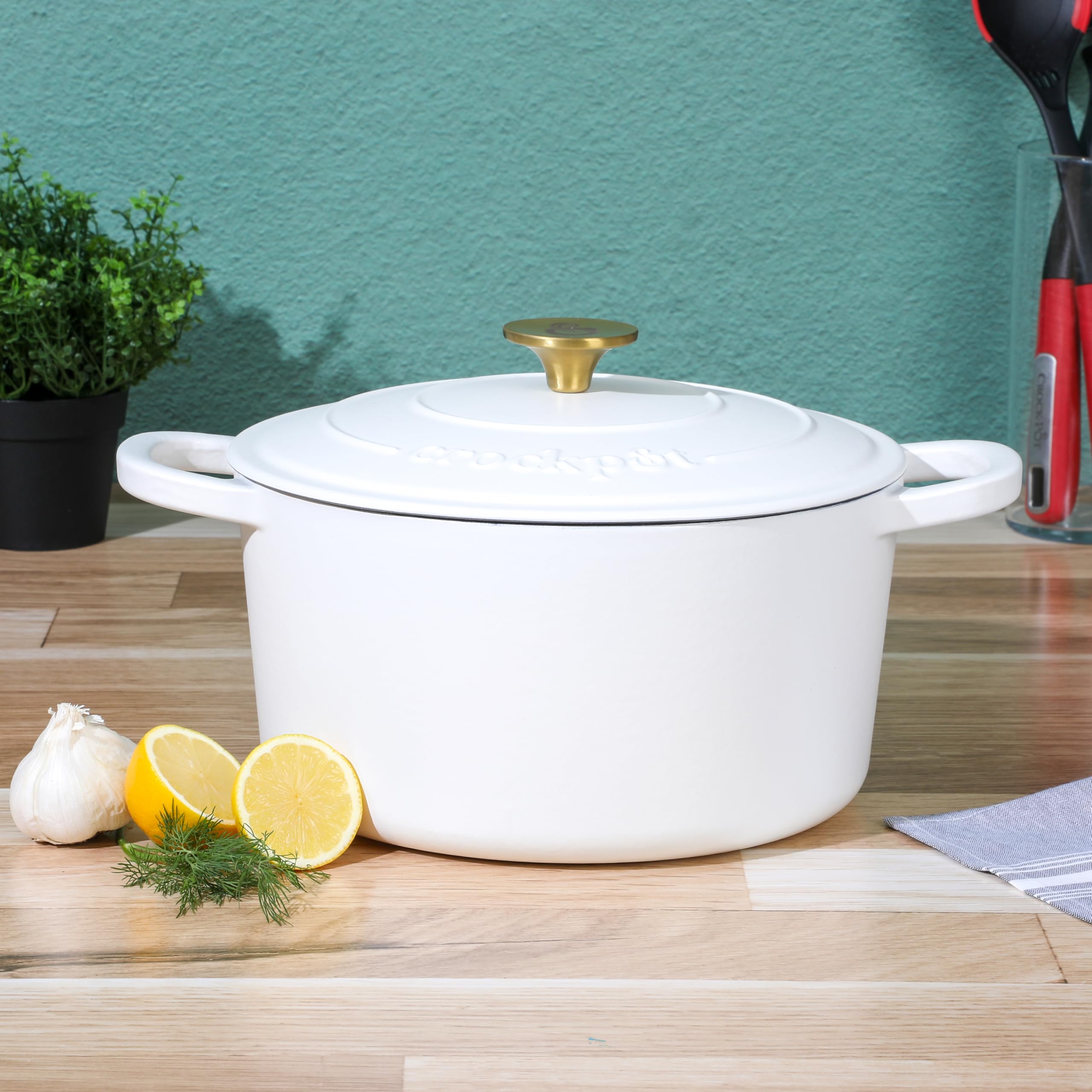 Foto 4 pulgar | Horno Holandes Crock-pot Artisan Hierro Fundido Esmaltado 6L - Venta Internacional