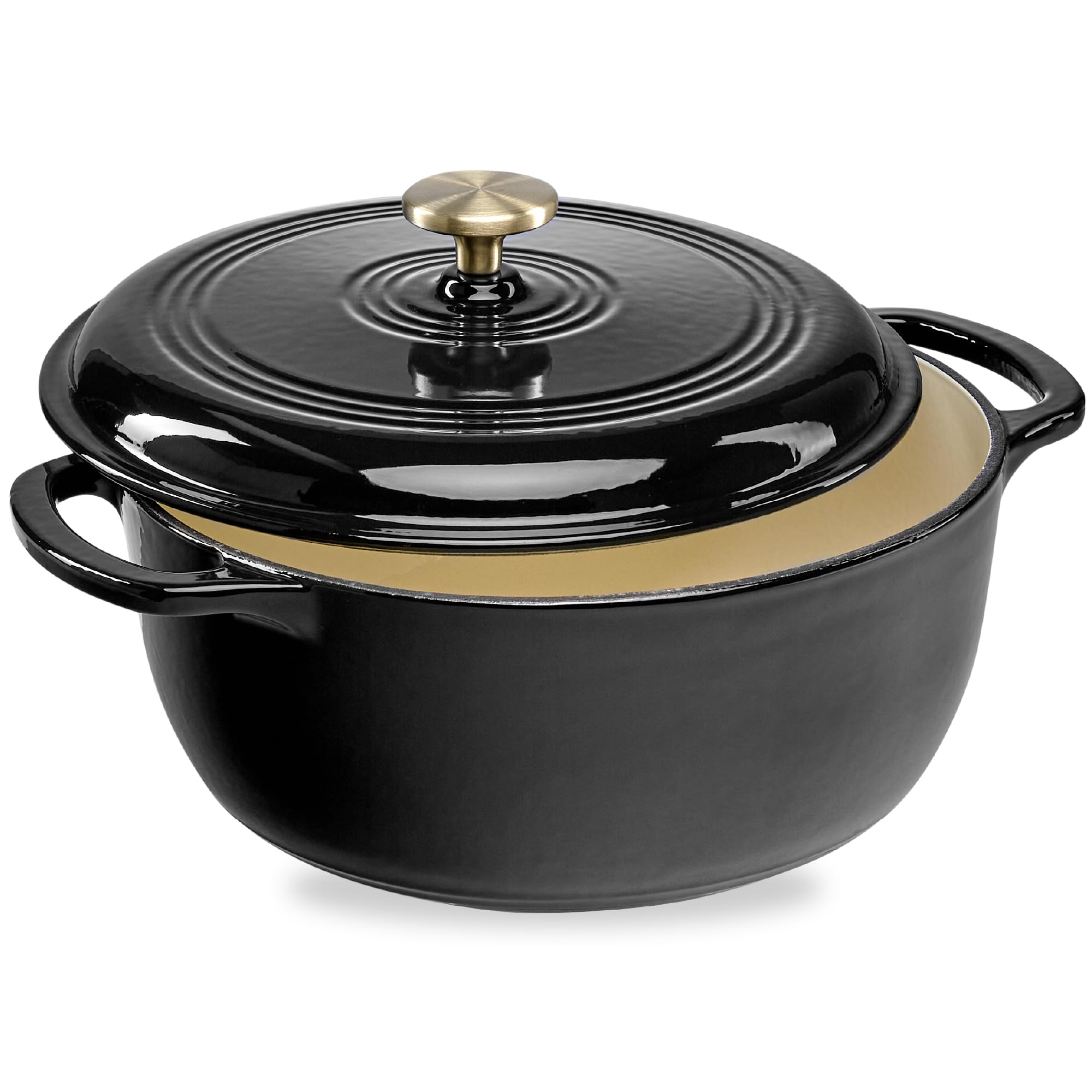 Olla Best Choice Products Hierro Fundido Esmaltado 6 L Negro - Venta Internacional $2,020