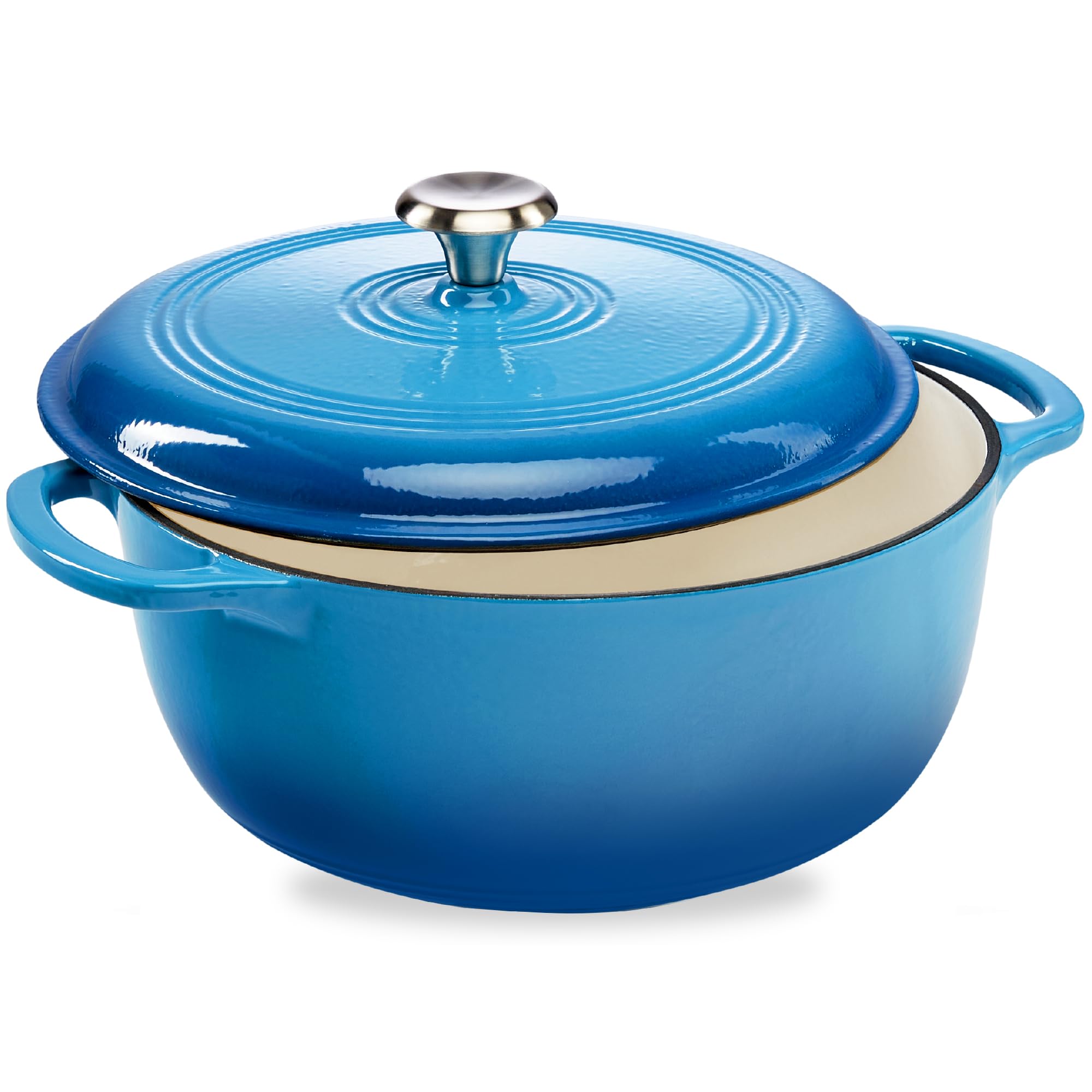 Foto 2 pulgar | Olla Best Choice Products Hierro Fundido Esmaltado 7,5 L Azul - Venta Internacional