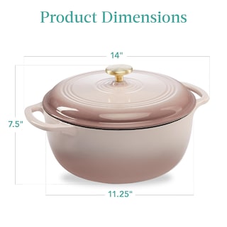 Foto 7 | Olla Best Choice Products Hierro Fundido Esmaltado 6 L - Venta Internacional