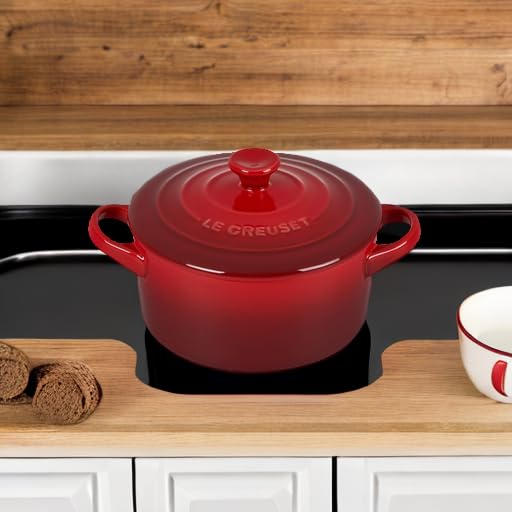 Foto 6 pulgar | Mini-round Cocotte Le Creuset, Gres, 414 Ml, Color Cereza - Venta Internacional.