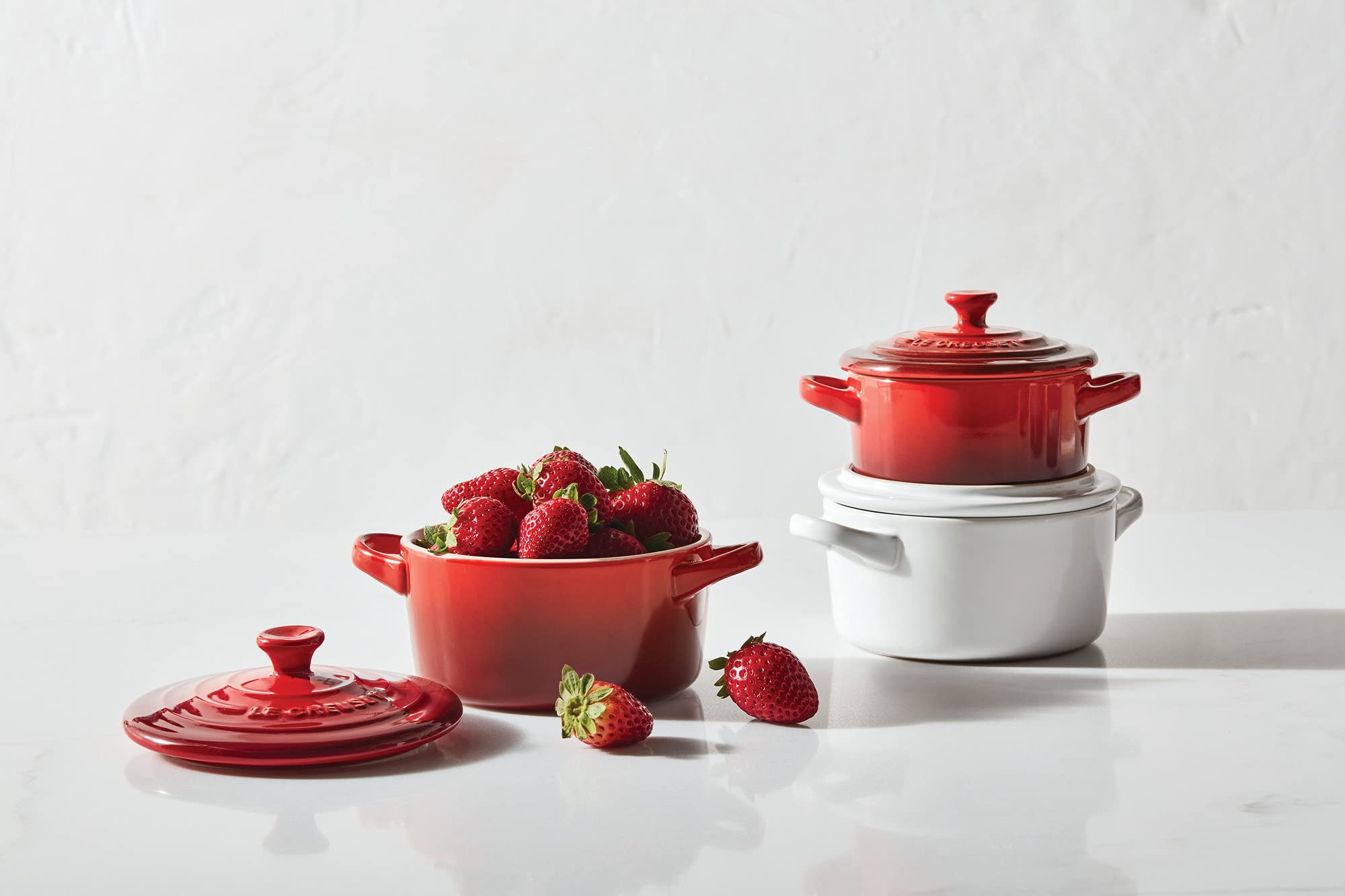 Foto 7 pulgar | Mini-round Cocotte Le Creuset, Gres, 414 Ml, Color Cereza - Venta Internacional.