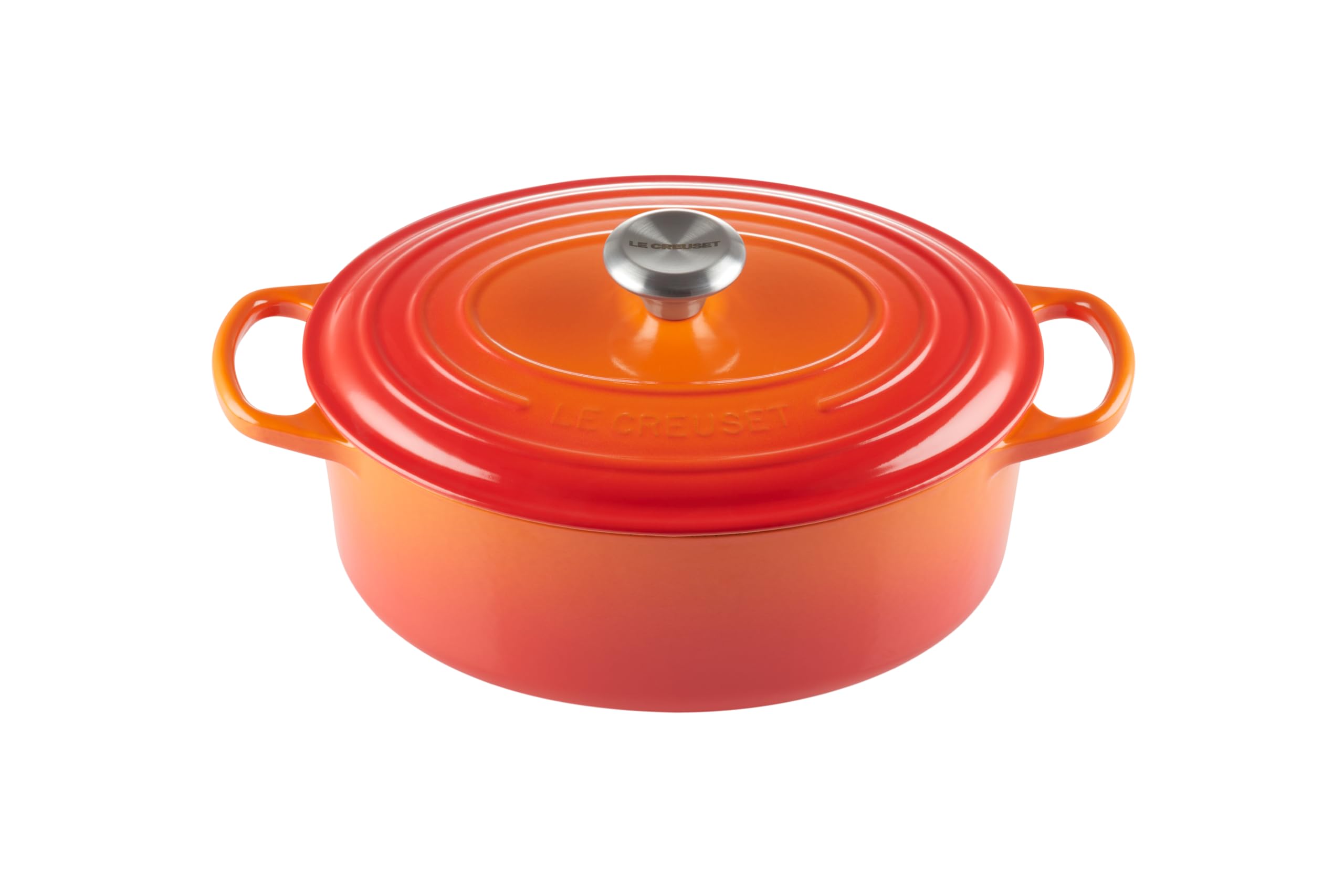 Foto 2 pulgar | Olla Holandés Le Creuset de Hierro Fundido Esmaltado Signature Flame de 5 Litros - Venta Internacional