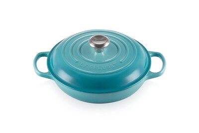 Foto 1 | Hierro Fundido Esmaltado Braiser Le Creuset Signature, 2,25 L Caribbean - Venta Internacional.
