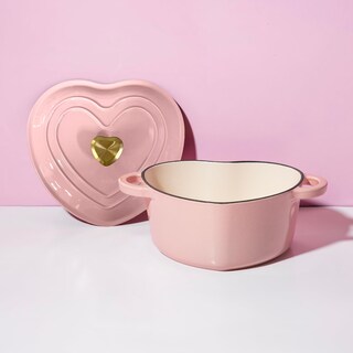 Foto 7 | Horno Holandés Paris Hilton de Hierro Fundido Esmaltado Litros Rosa - Venta Internacional