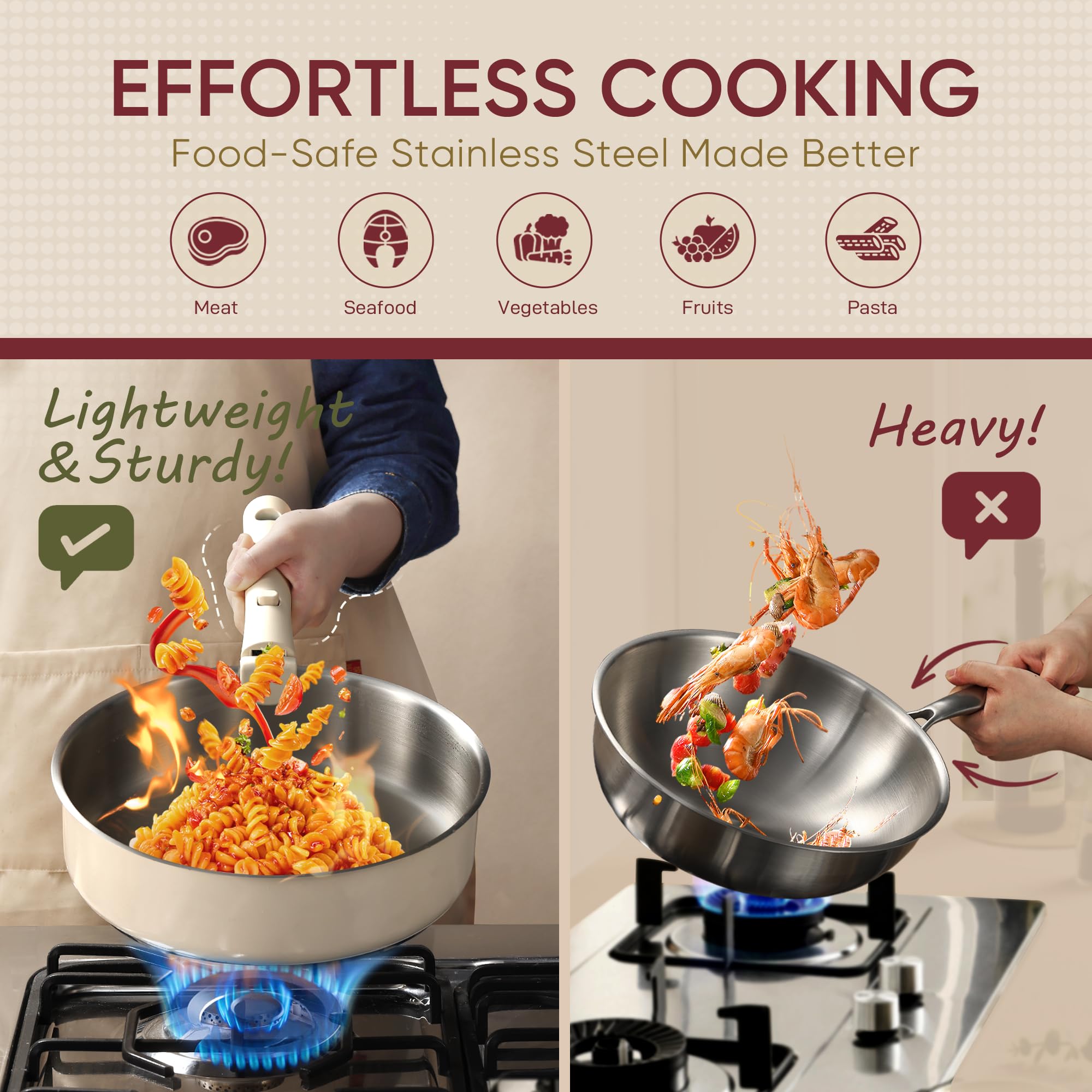 Foto 6 pulgar | Juego De Utensilios De Cocina Carote De Acero Inoxidable De 16 Piezas Con Capa De Cerámica - Venta Internacional.