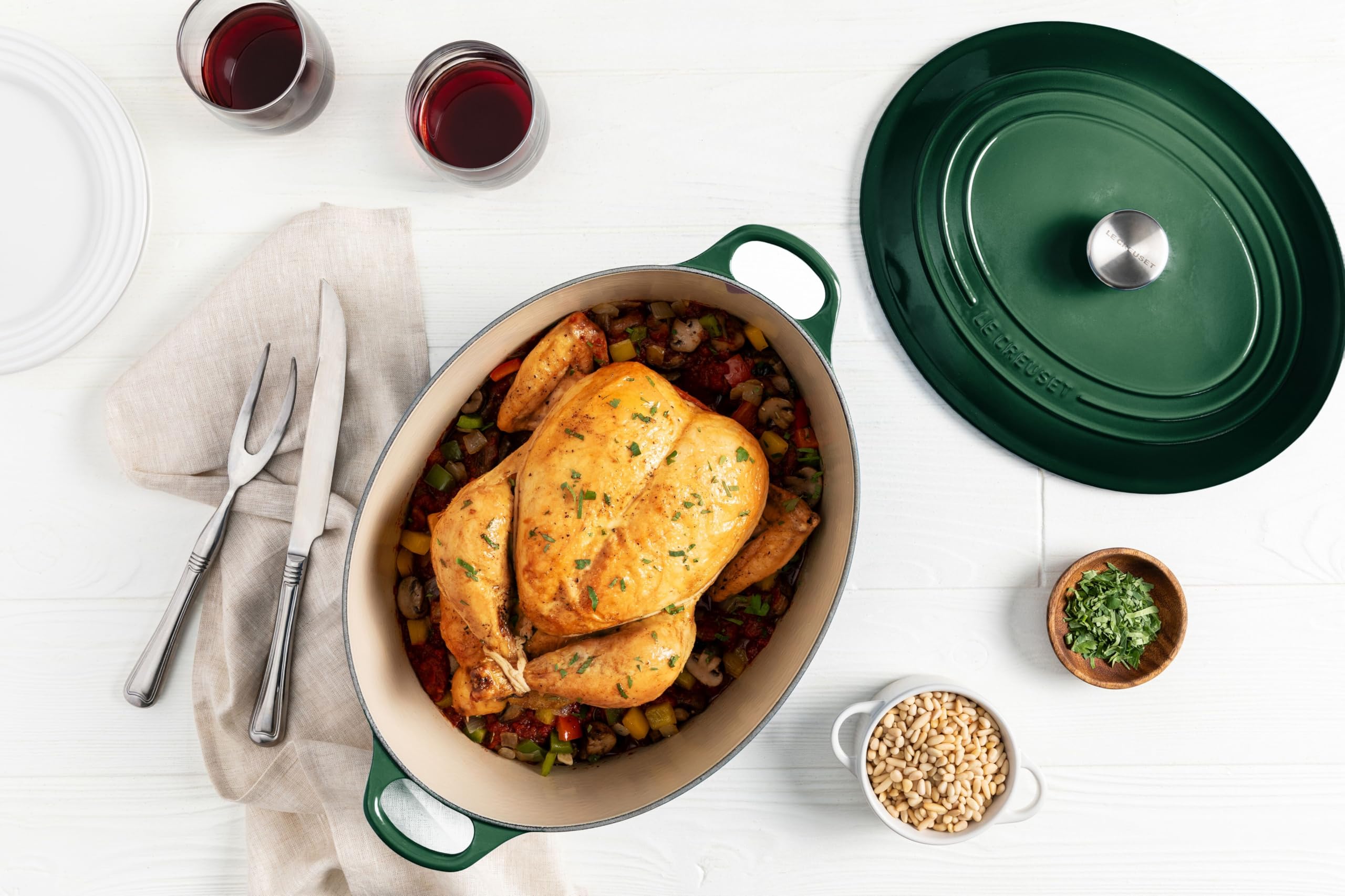 Foto 3 | Horno Holandés Le Creuset De Hierro Fundido Esmaltado Signature 8l Artichaut - Venta Internacional.